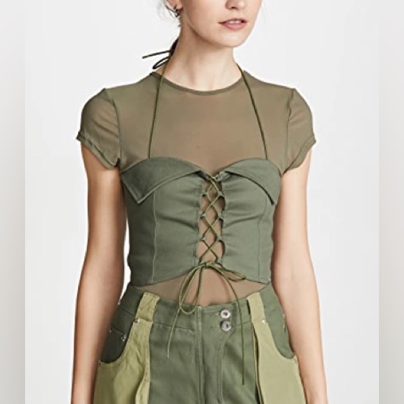 I Am Gia Eloise Lace up Corset Top - Picture 1 of 6
